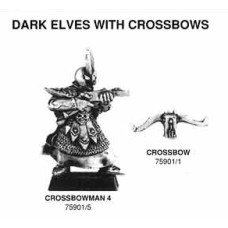 1995 Dark Elf Crossbowman Marauder Miniatures 75901/5 - metal